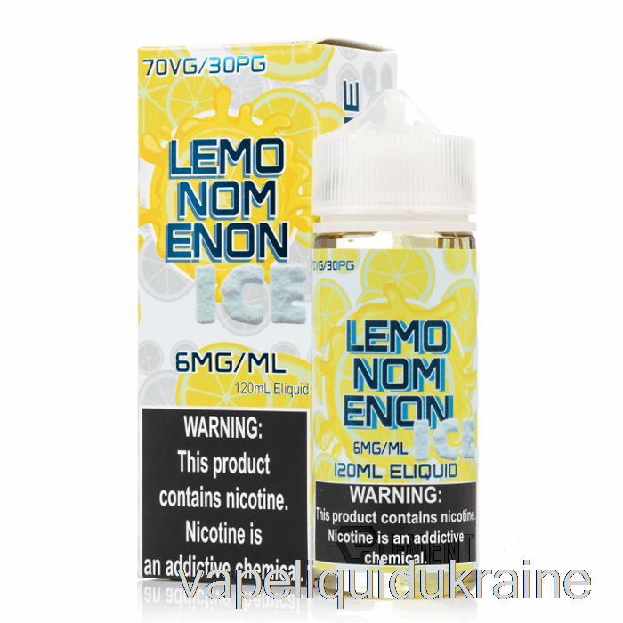 Vape Liquid Ukraine ICE Lemonomenon - Nomenon E-Liquids - 120mL 3mg